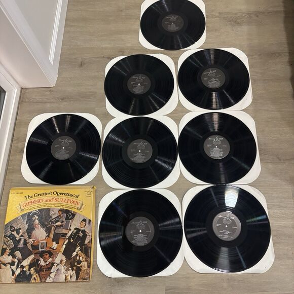 Gilbert & Sullivan 8 LP Box Set The Greatest Operettas Murray Hill Vinyl VG+1979 - Picture 4 of 10